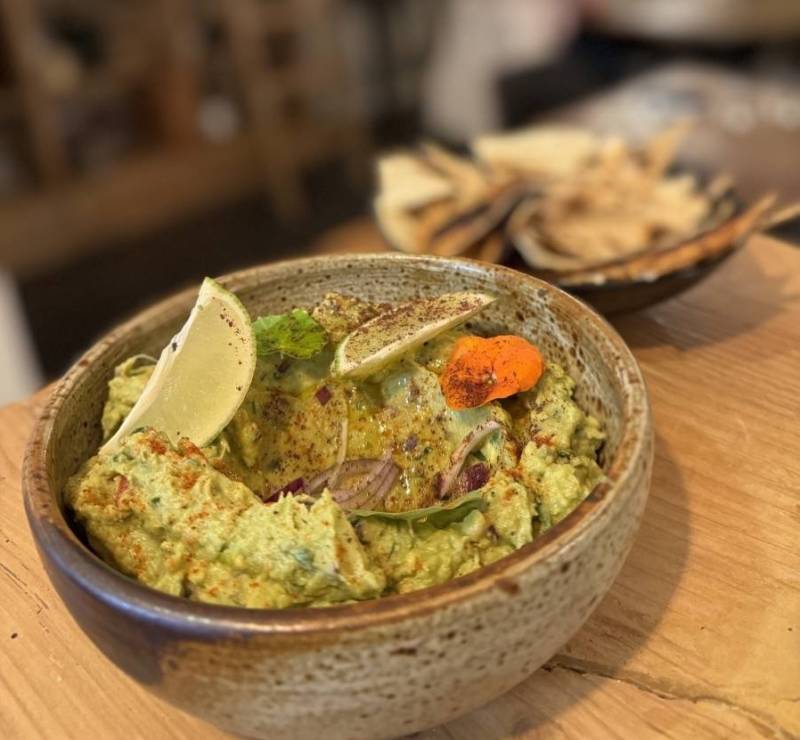 Guacamole mexicaine fait par Les Tontons Fringale pour une soiréee a thème Mexicain à L'Isle Jourdain
