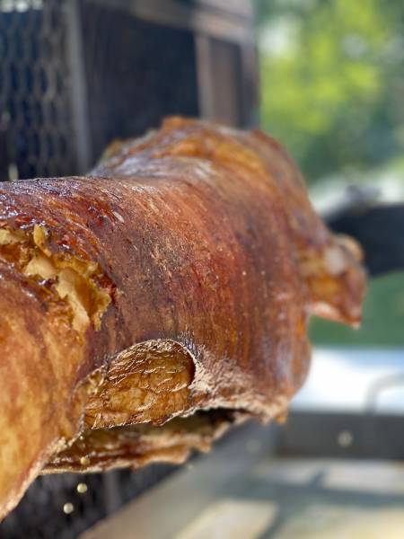 agneau au tournebroche par LTF Les Tontons Fringales a L'Isle Jourdain